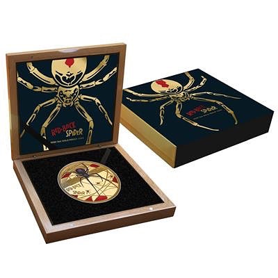 RED-BACK SPIDER - 5 OZ  CERTIFICATE # 2 500 $ | 5 Oz Gold | Proof Mintage only 50 pieces