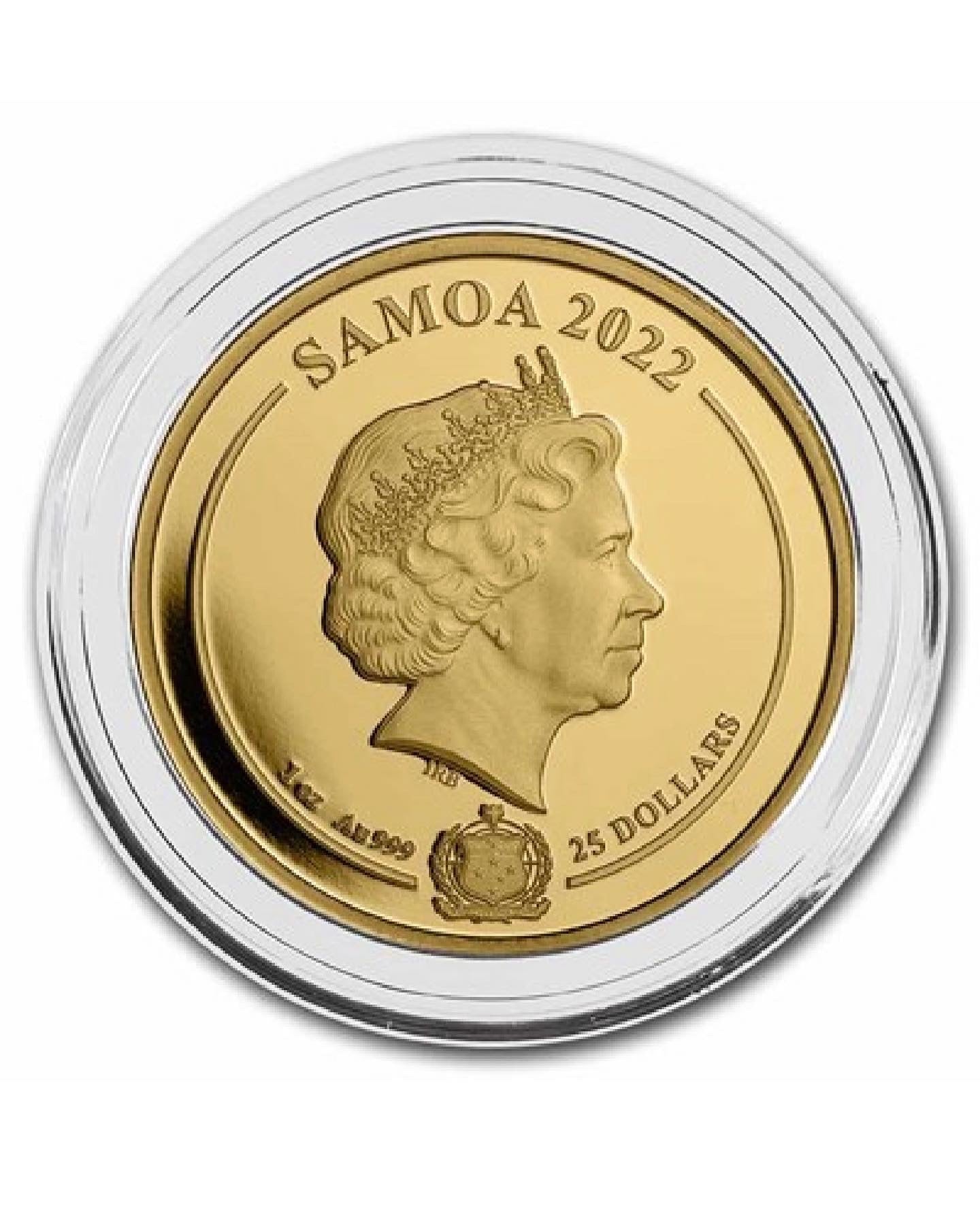 2022 Samoa 1 oz Gold Looney Tunes Bugs Bunny BU