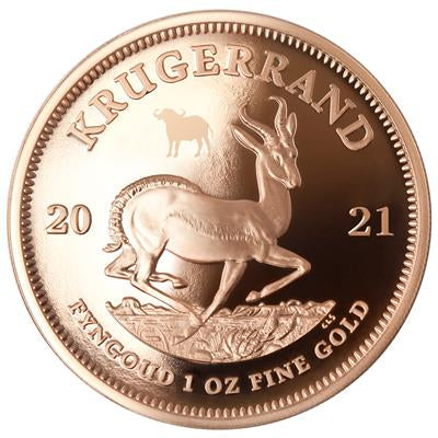 BIG FIVE + KRUGERRAND (5.)  SET - PRIVY MARK BUFFALO 51 Rand | 2 x 1 Oz Gold | Proof